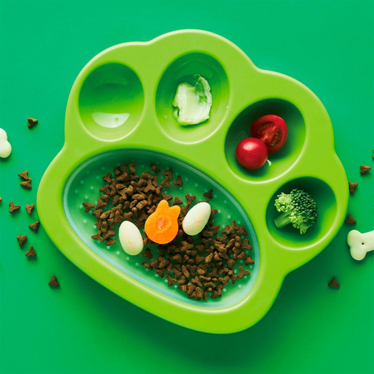 Mini Alimentador Almohadilla Para Lamer Petdreamhouse Verde